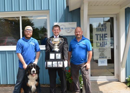 Calder Cup Visits Usmail Electric, Proud Sponsor of the Utica Comets! - 